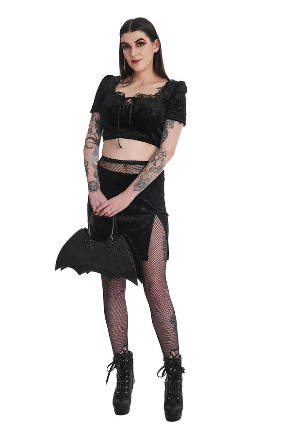 Banned Alternative Banned Alternative CHANDELIER ROUND NECK TOP