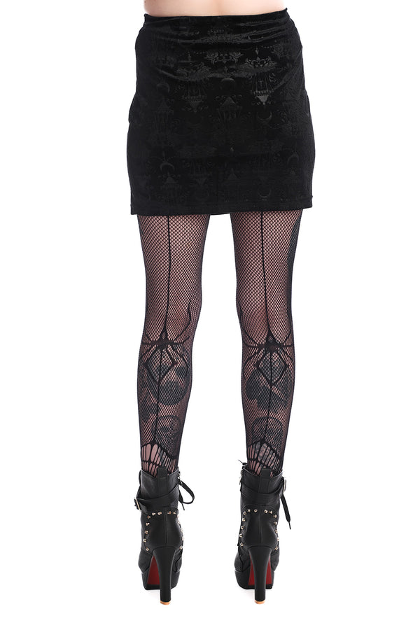 Banned Alternative Banned Alternative CHANDELIER SLIT MINI SKIRT