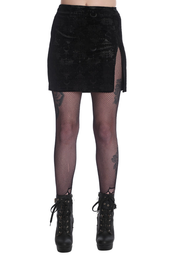 banned alternative Banned Alternative CHANDELIER SLIT MINI SKIRT