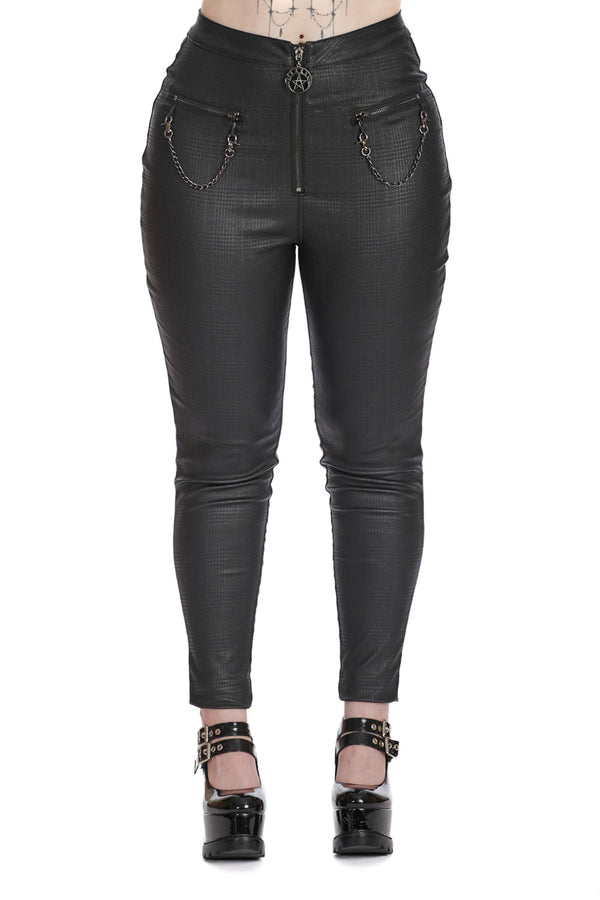 banned alternative Banned Alternative CHAOS COUTURE TROUSERS WITH HANDCUFFS