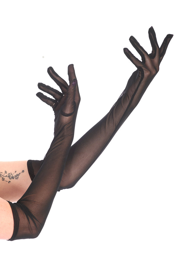 banned alternative Banned Alternative CLARICE SHEER LONG GLOVEES