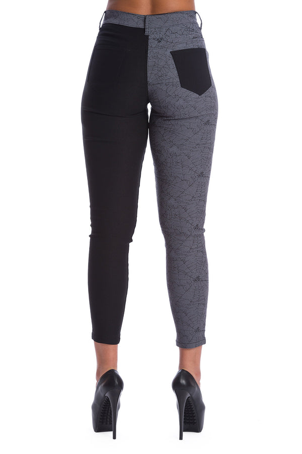 Banned Alternative Banned Alternative CREEPY SPIDER SKINNIES