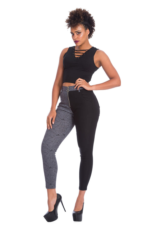 Banned Alternative Banned Alternative CREEPY SPIDER SKINNIES