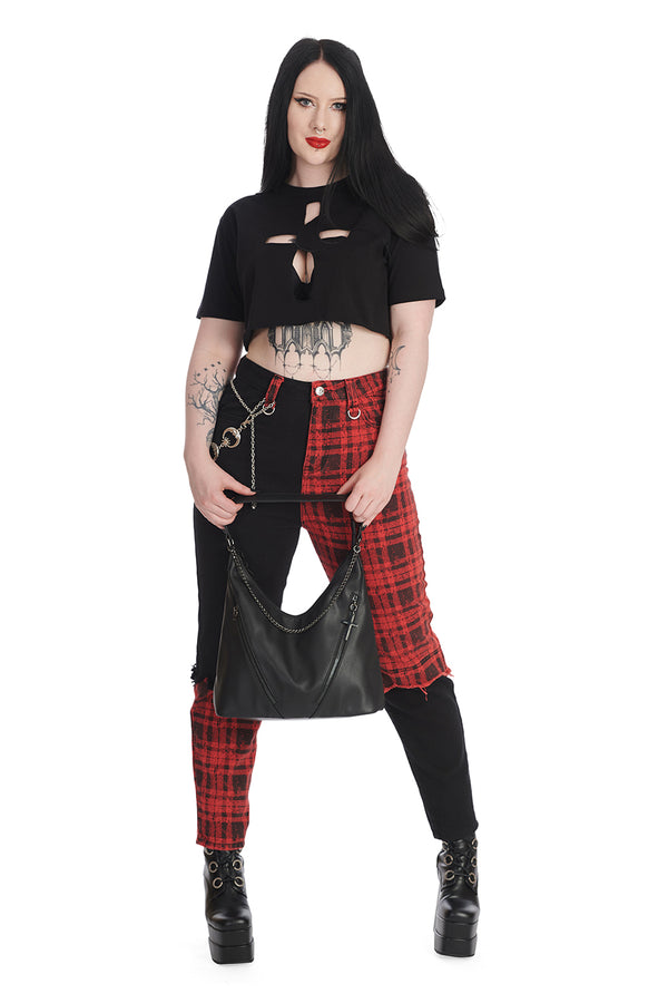 Banned Alternative Banned Alternative CROSS MY HEART TOP