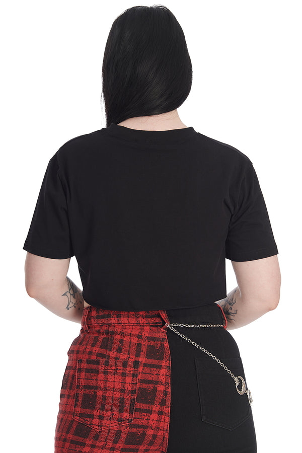 Banned Alternative Banned Alternative CROSS MY HEART TOP