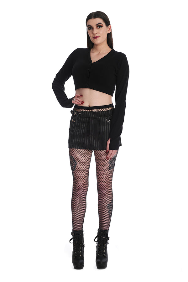 Banned Alternative Banned Alternative DARINA PINSTRIPE MINI SKIRT