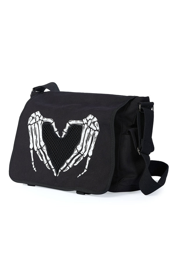 banned alternative Banned Alternative DARKEST LOVE MESSENGER BAG