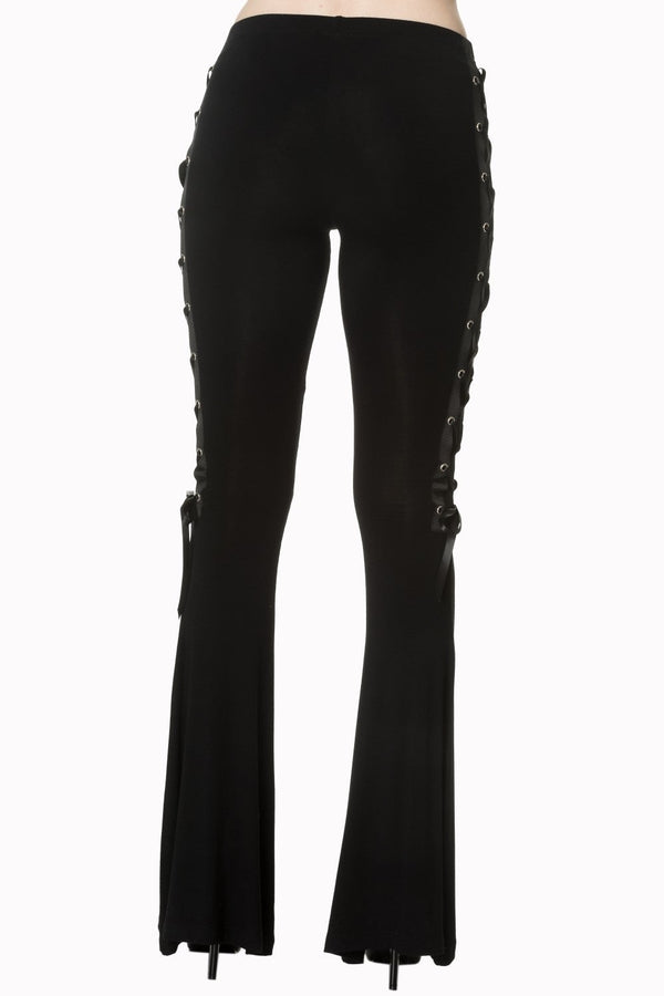 Banned Alternative Banned Alternative Dead Disco Flare Trousers