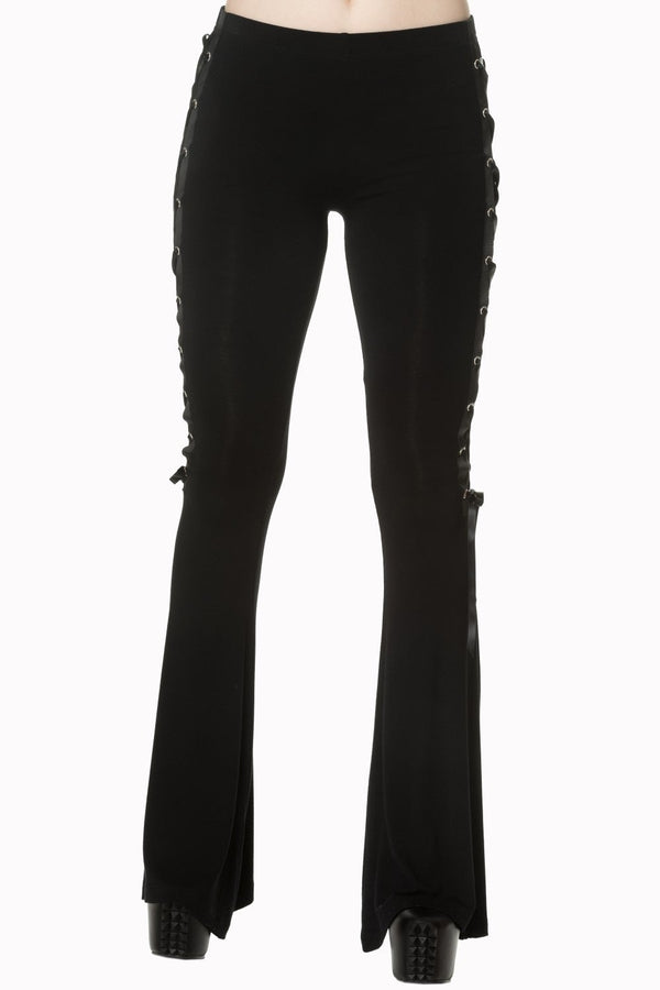 Banned Alternative Banned Alternative Dead Disco Flare Trousers
