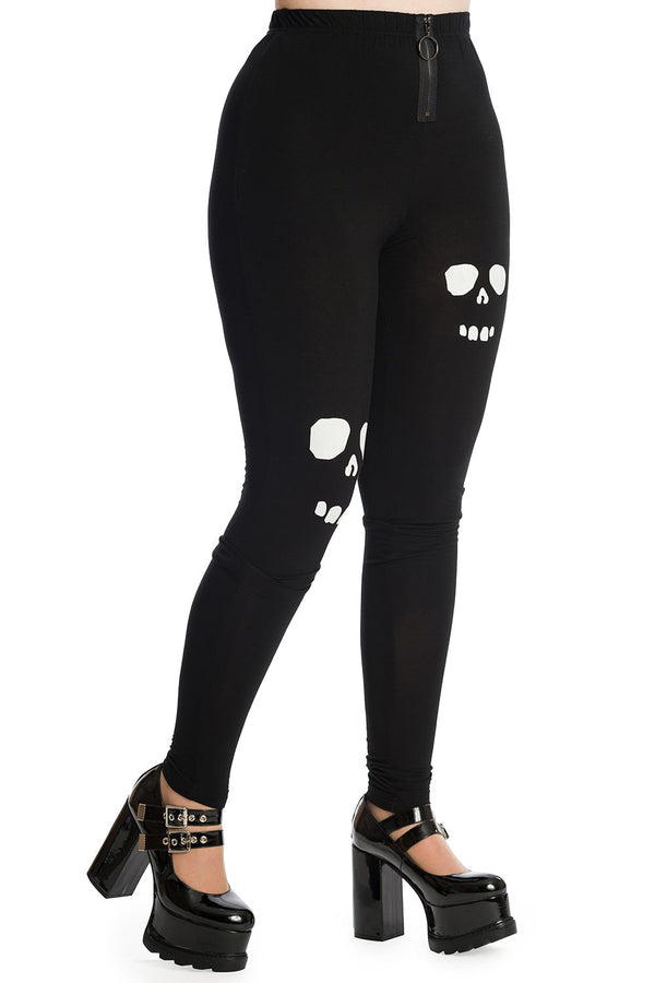 Banned Alternative Banned Alternative Dead Souls Black High Waisted Leggings