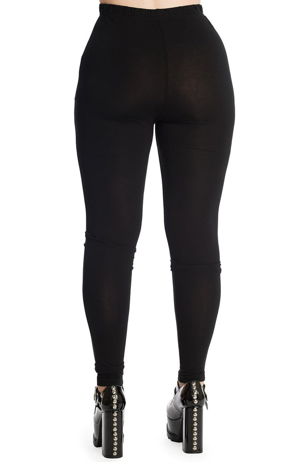 Banned Alternative Banned Alternative Dead Souls Black High Waisted Leggings