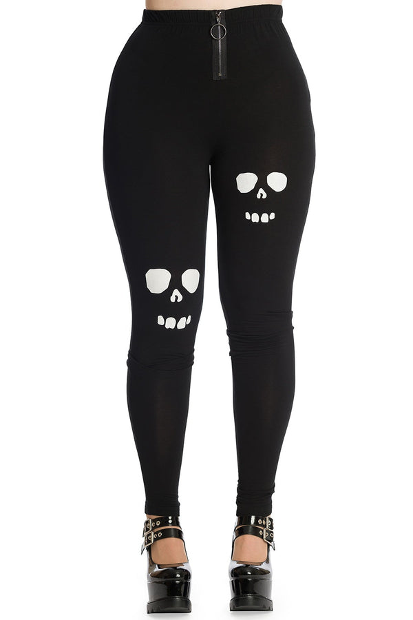 banned alternative Banned Alternative Dead Souls Black High Waisted Leggings