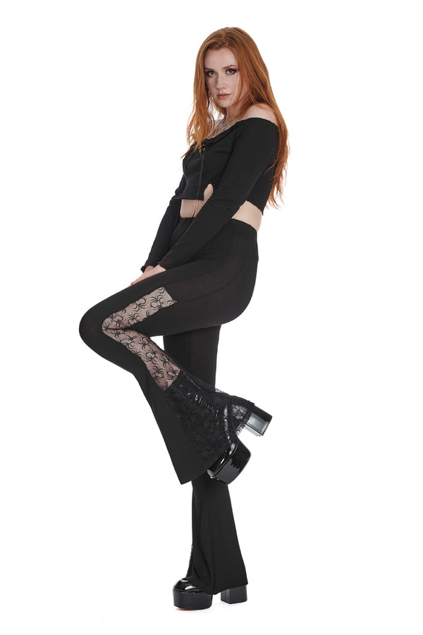 Banned Alternative Banned Alternative DECAY GLAM LACE TROUSERS