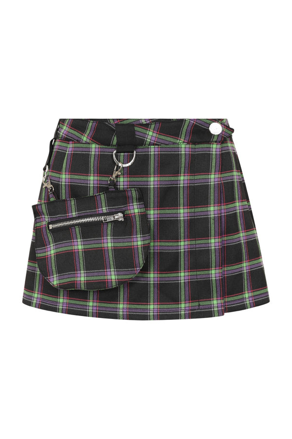 Banned Alternative Banned Alternative DUNCAN TARTAN MINI SKIRT
