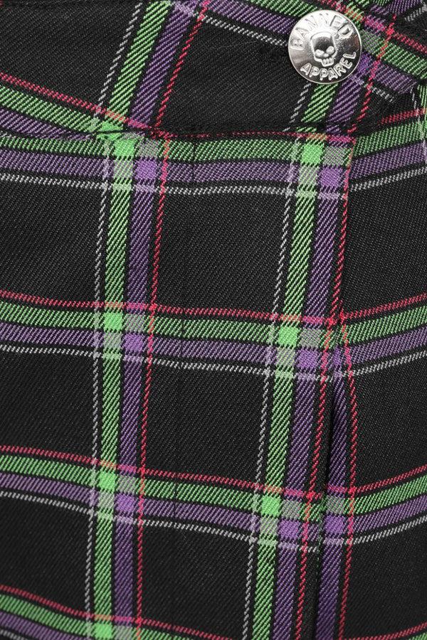 Banned Alternative Banned Alternative DUNCAN TARTAN MINI SKIRT