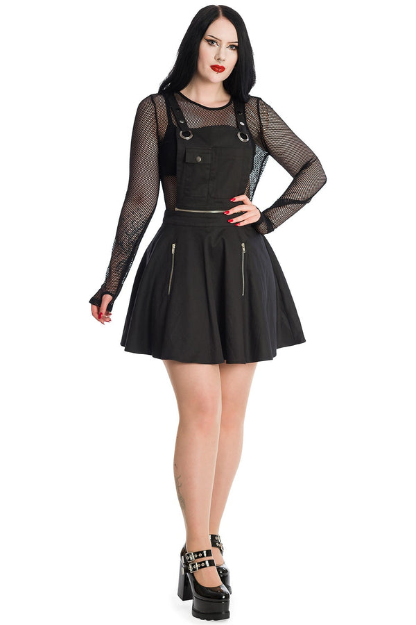 banned alternative Banned Alternative Elysium Zip Pinafore Dress