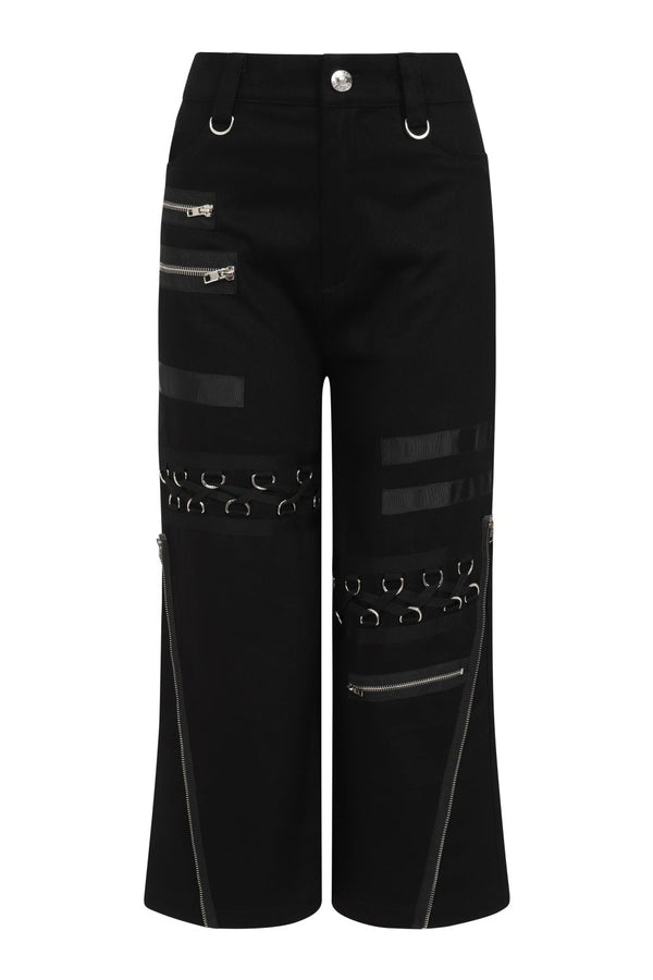 Banned Alternative Banned Alternative Ember 3/4 Length Grunge Trousers