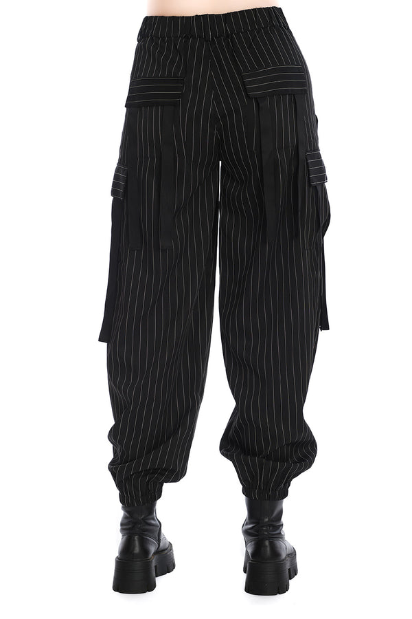 Banned Alternative Banned Alternative EVERLEE PINSTRIPE TROUSERS