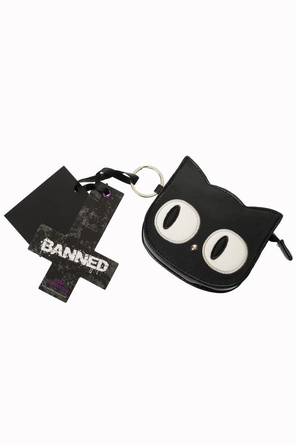 banned alternative Banned Alternative Eye of the Beholder Black Cat Purse