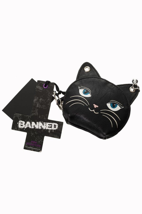 banned alternative Banned Alternative Feminine Feline Black Cat Purse
