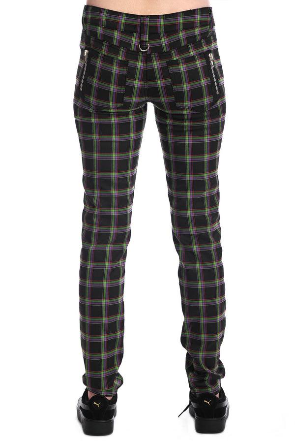 Banned Alternative Banned Alternative FOREVER YOURS TARTAN TROUSERS