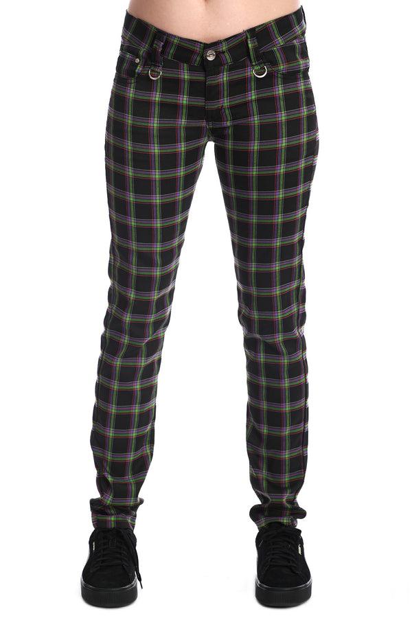 banned alternative Banned Alternative FOREVER YOURS TARTAN TROUSERS
