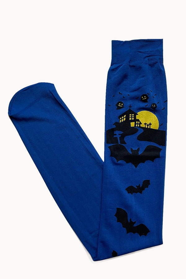 banned alternative Banned Alternative FULL MOON BATS OVER THE KNEE THIGH HIGH STOCKINGS