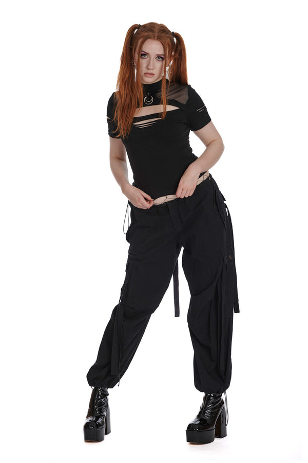 Banned Alternative Banned Alternative GRAVITAS CUT OUT TOP