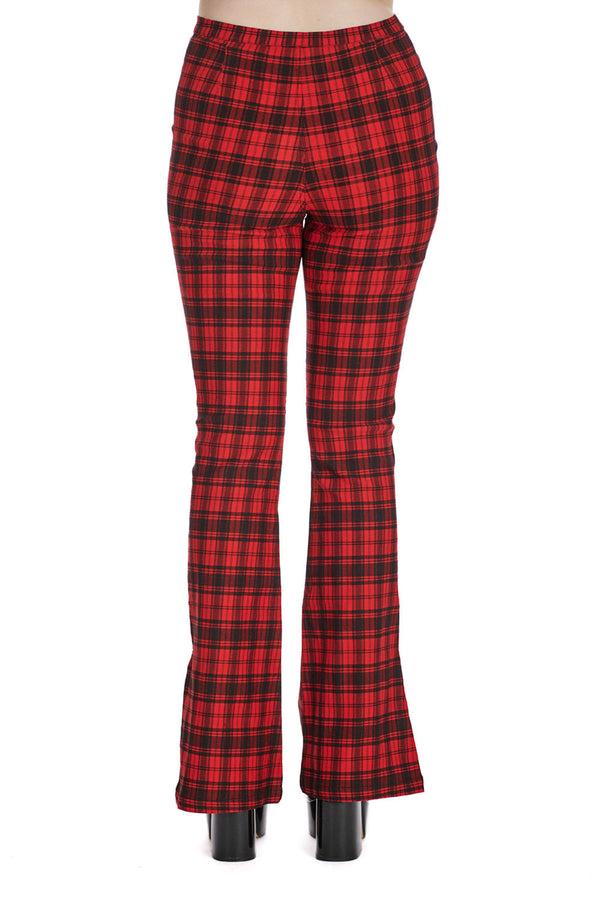 Banned Alternative Banned Alternative GRIT GLAM FLARE TROUSERS