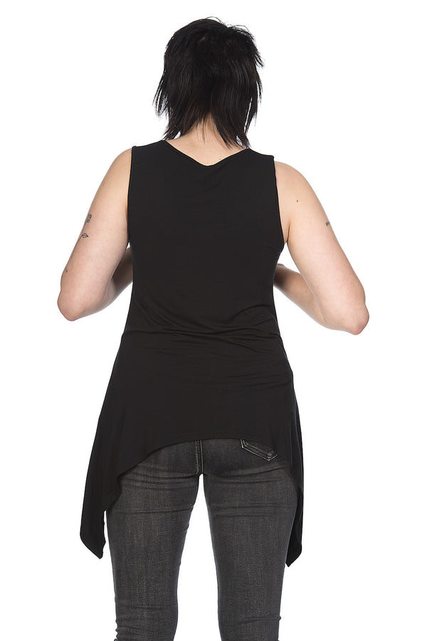 Banned Alternative Banned Alternative Hands & Dagger Vest Top