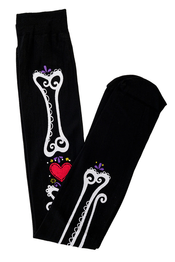 banned alternative Banned Alternative HEART AND BONES STOCKINGS