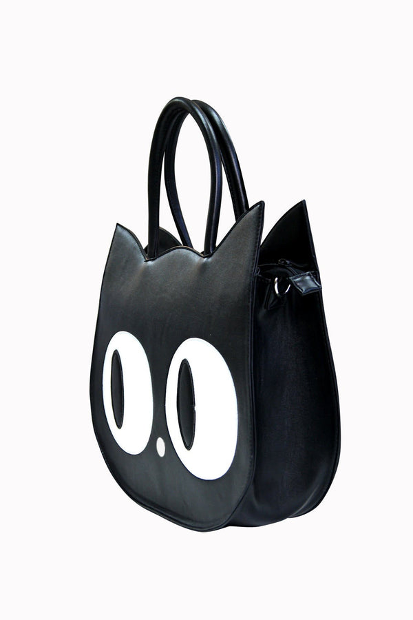 Banned Alternative Banned Alternative Heart Of Gold Black Cat Handbag