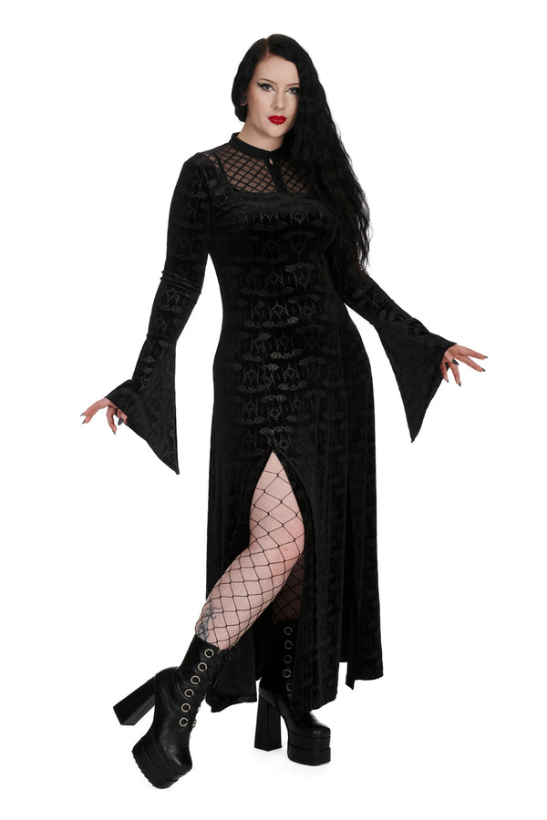 Banned Alternative Banned Alternative HEX GOTHIC BAT DRESS