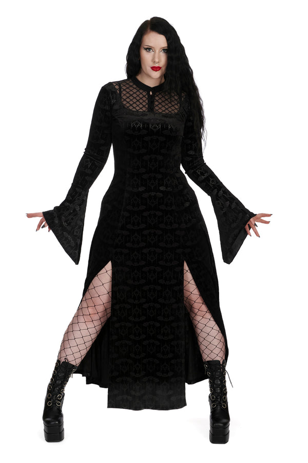 Banned Alternative Banned Alternative HEX GOTHIC BAT DRESS