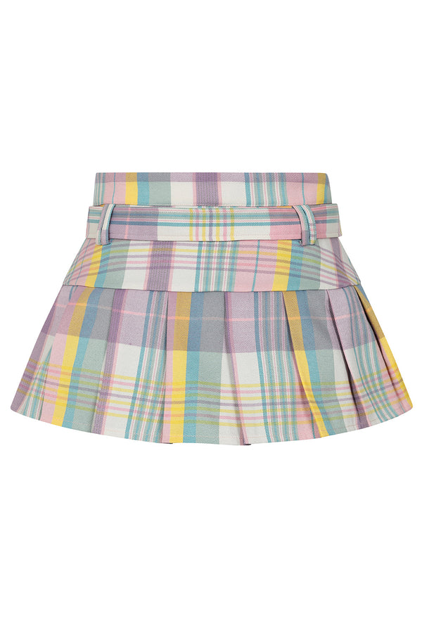 Banned Alternative Banned Alternative HIMARI CHECK SKIRT