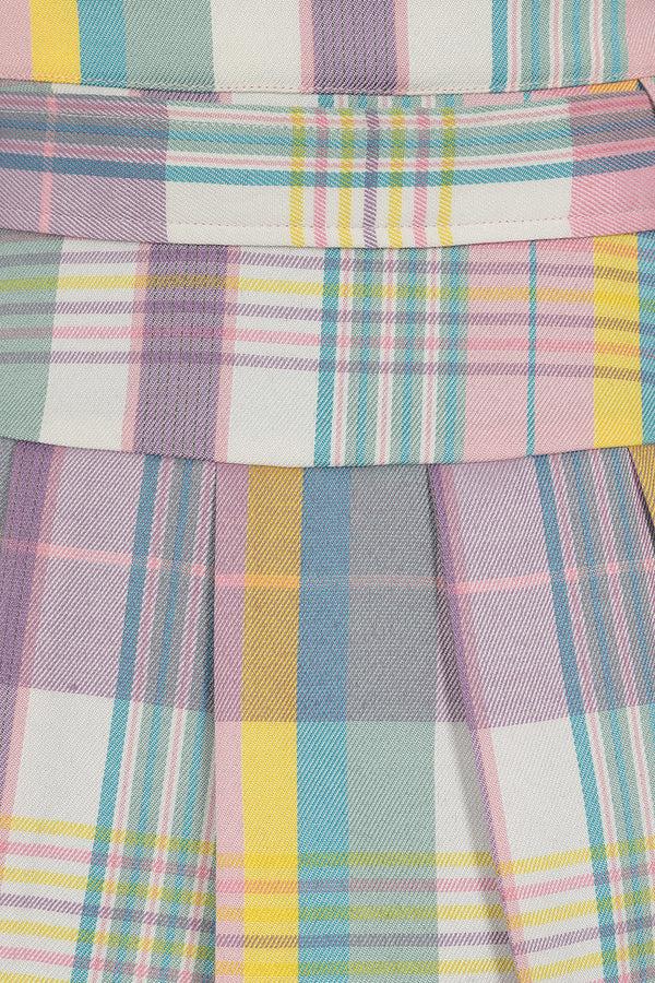 Banned Alternative Banned Alternative HIMARI CHECK SKIRT