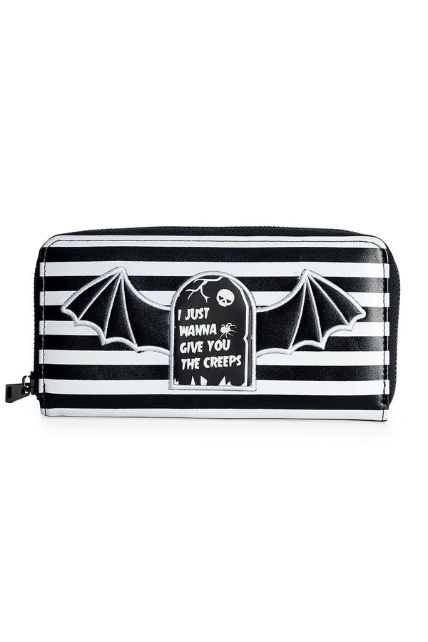 banned alternative Banned Alternative I Just Wanna Give You The Creeps Zip Wallet