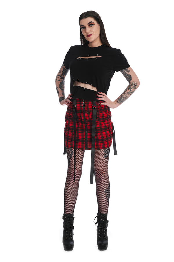 Banned Alternative Banned Alternative KAMALA STRAPPY SKIRT