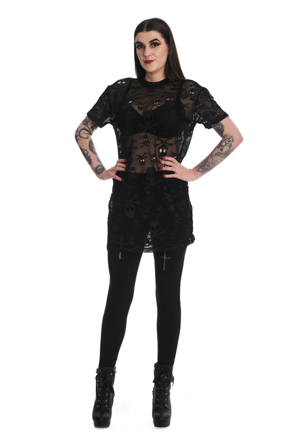 banned alternative Banned Alternative KEIKO NET DRESS