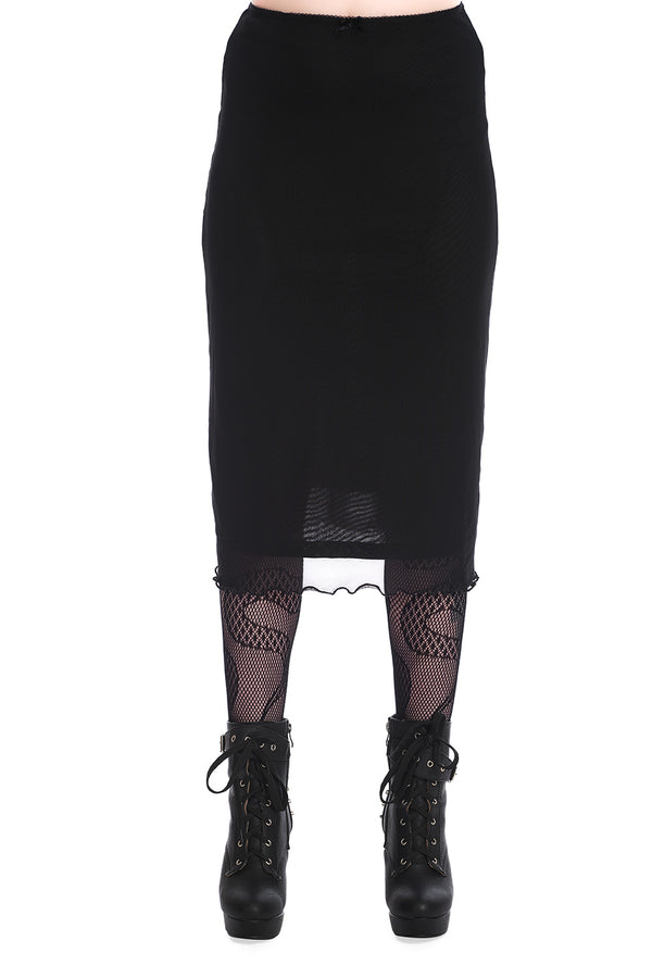 Banned Alternative Banned Alternative KEIR MESH LONG SKIRT