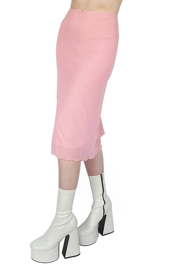 Banned Alternative Banned Alternative KEIR MESH LONG SKIRT