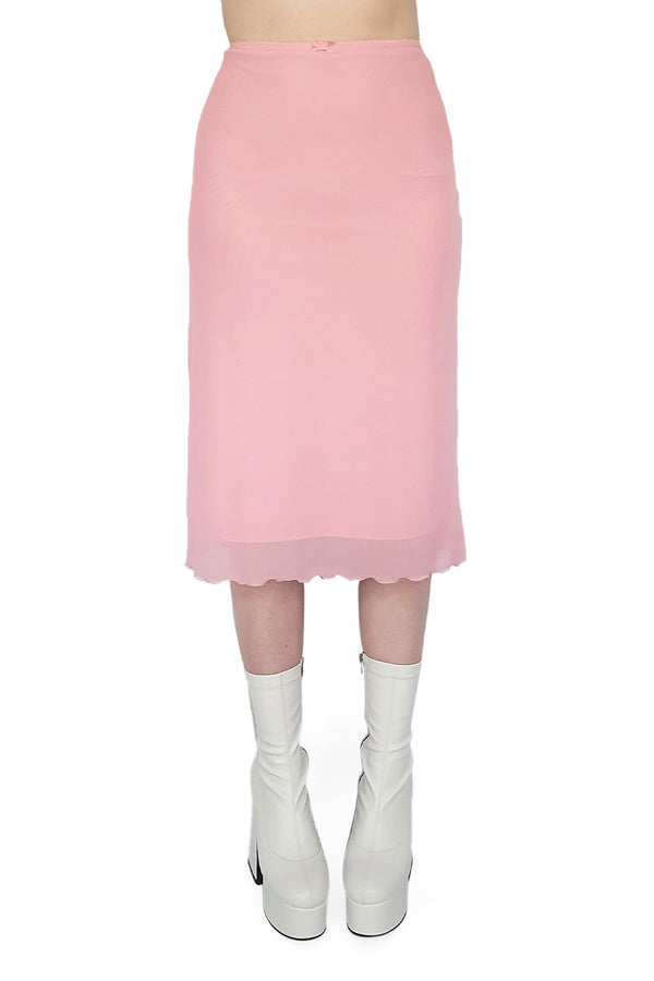 banned alternative Banned Alternative KEIR MESH LONG SKIRT