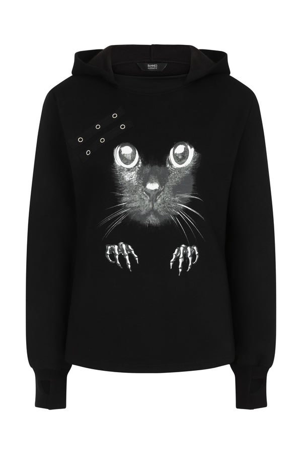 banned alternative Banned Alternative KISS ME KAT HOODIE