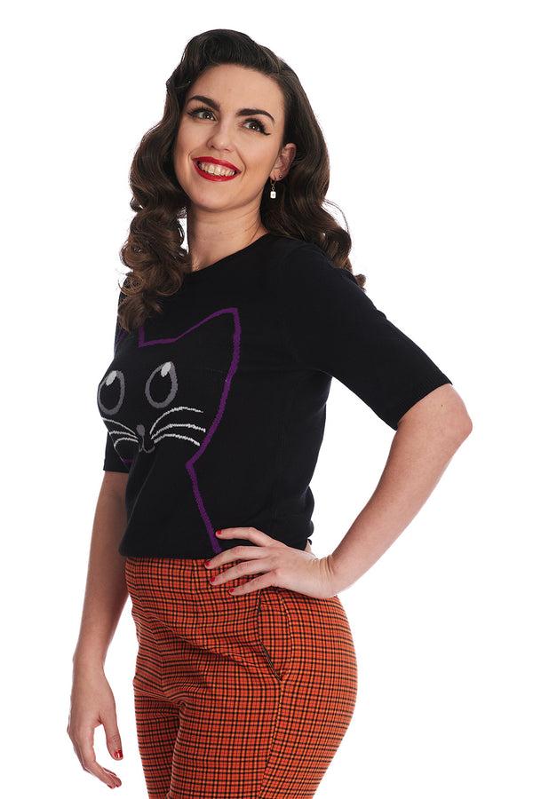 Banned Alternative Banned Alternative KITTY CAT JUMPER