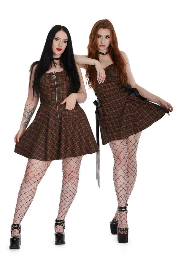 Banned Alternative Banned Alternative KLONDIKE LACE UP DRESS