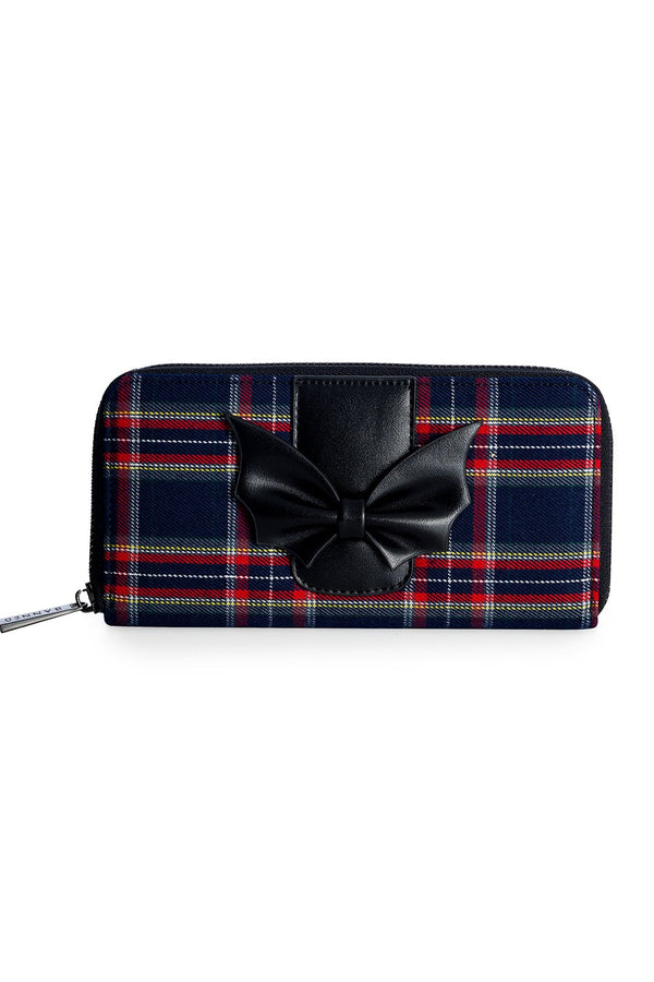 Banned Alternative Banned Alternative Krampus Tartan Zip Wallet