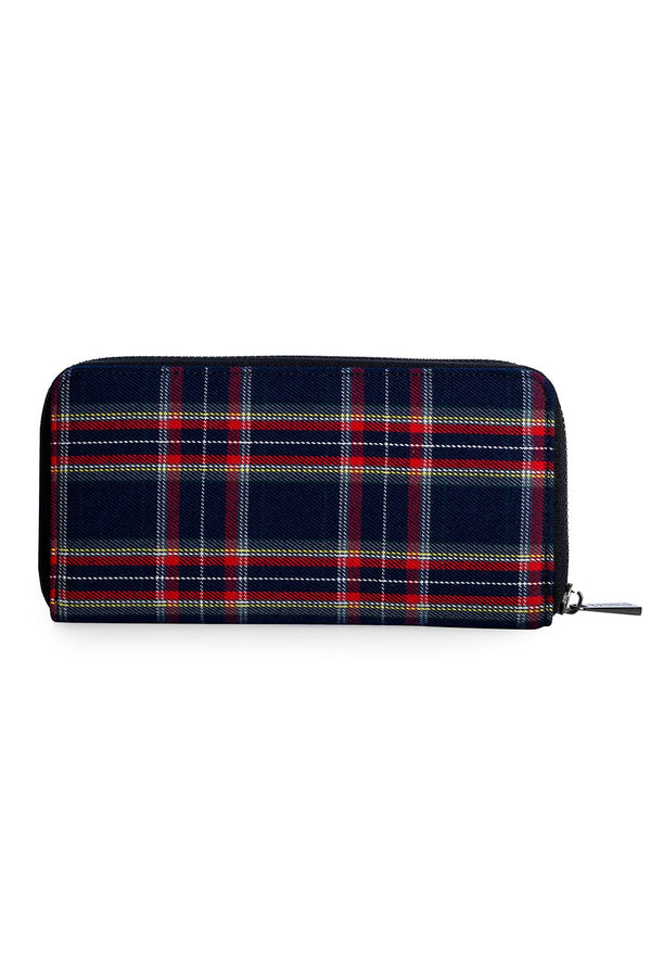 Banned Alternative Banned Alternative Krampus Tartan Zip Wallet