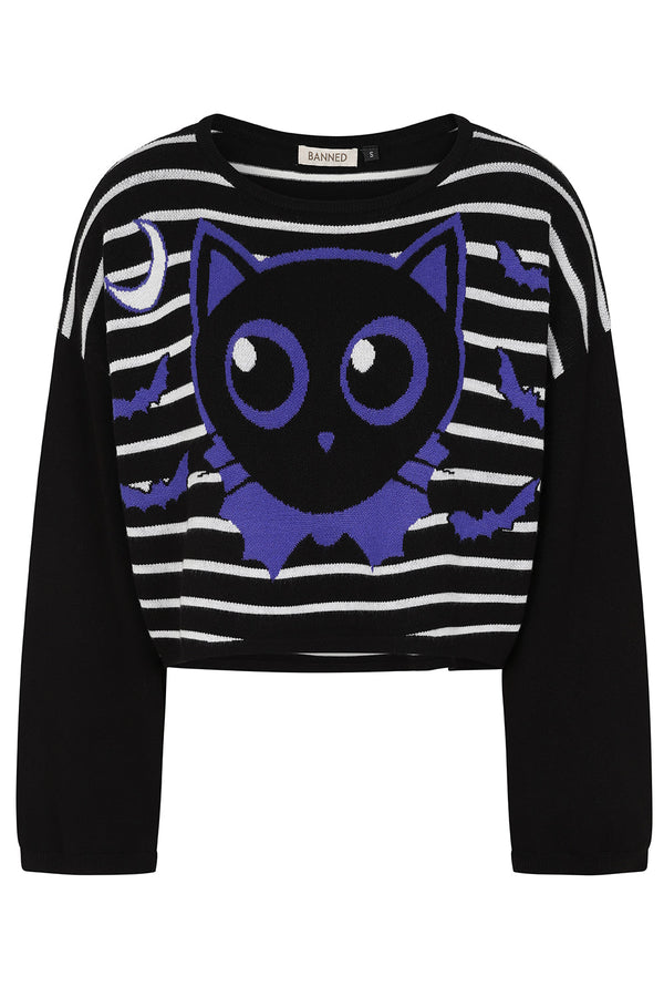 banned alternative Banned Alternative KURO KNITTED JUMPER