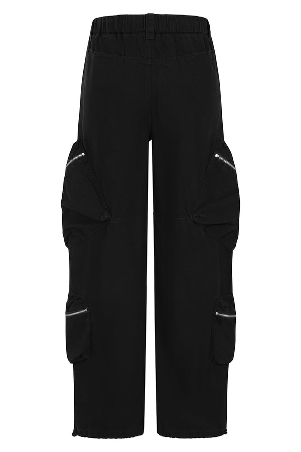 Banned Alternative Banned Alternative Laurel Trousers With Side Pockets And Zips
