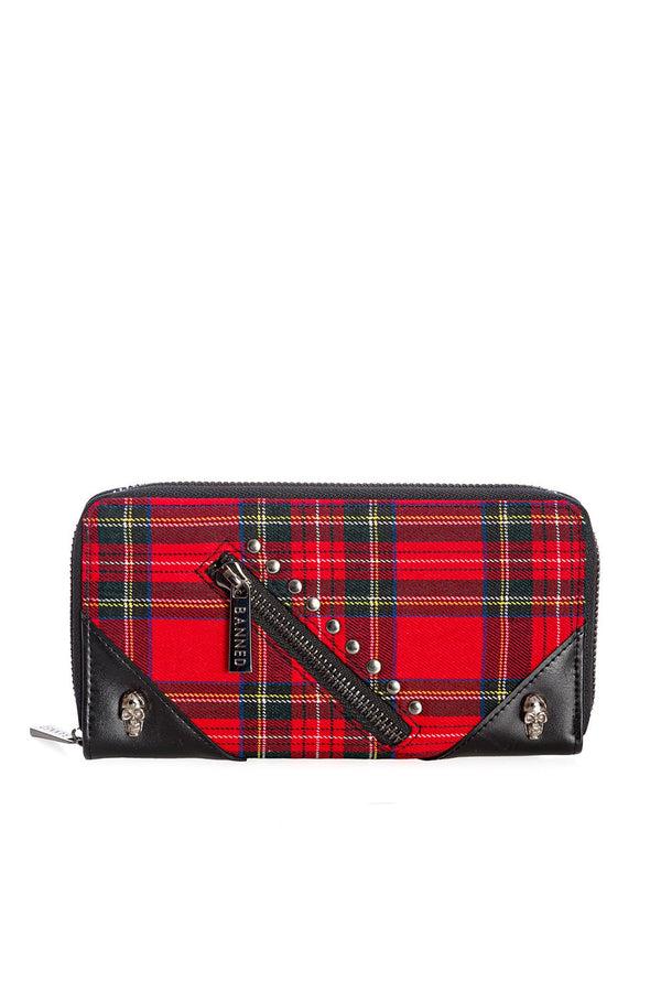 Banned Alternative Banned Alternative Leopard Tartan Pandora Wallet